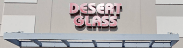 Desert Glass Sign